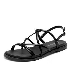 Women's Sandals Cross Strappy Gladiator Dress Flat Ankle Strap Crisscross Straps